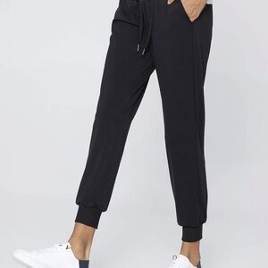 AJISAl Women's Joggers Sweatpants Activewear Workout Lounge Wear Black Size XL